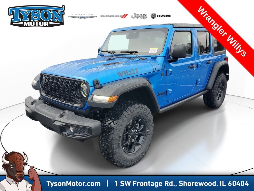 New 2026 Hydro Blue Pearlcoat Jeep Willys image 2