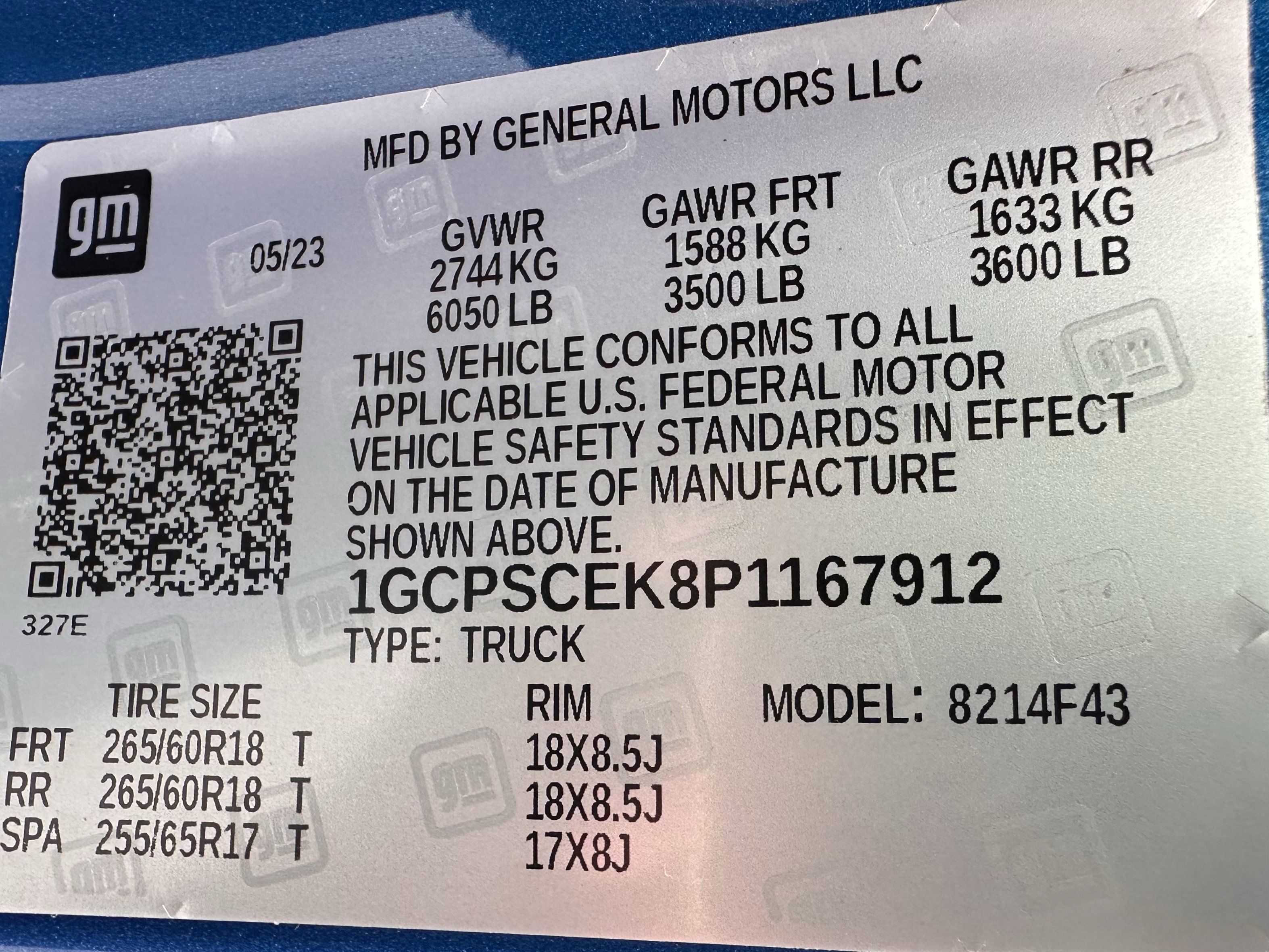 Certified Used 2023 Glacier Blue Metallic Chevrolet 2WD LT image 28