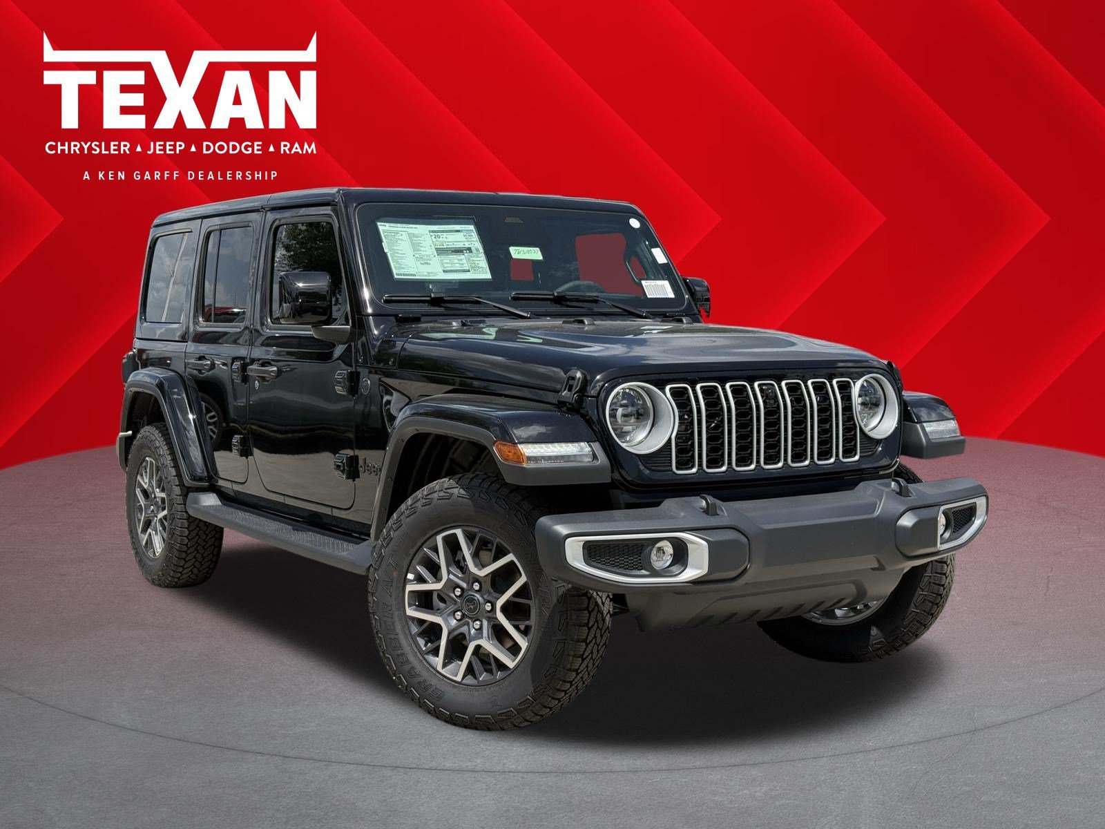 New 2026 Black Clear-Coat Exterior Paint Jeep Sahara image 1