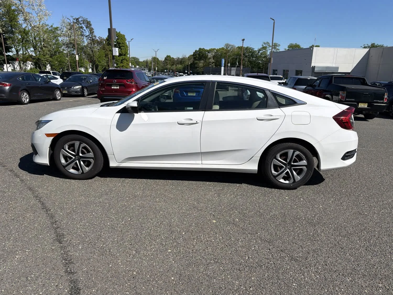 Used 2018 Honda Civic LX with VIN 2HGFC2F53JH562893 for sale in Eatontown, NJ