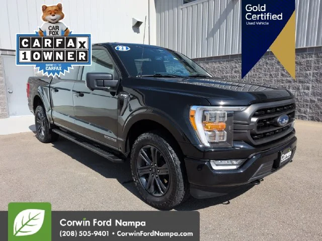 Certified Used 2023 Black Ford XLT image 1