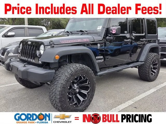 Used 2017 Black Jeep Sport 4x4 image 1
