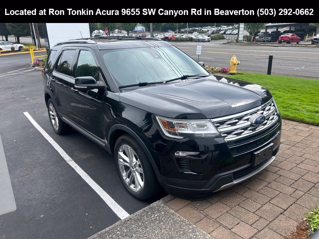 Used 2018 Shadow Black Ford XLT image 1