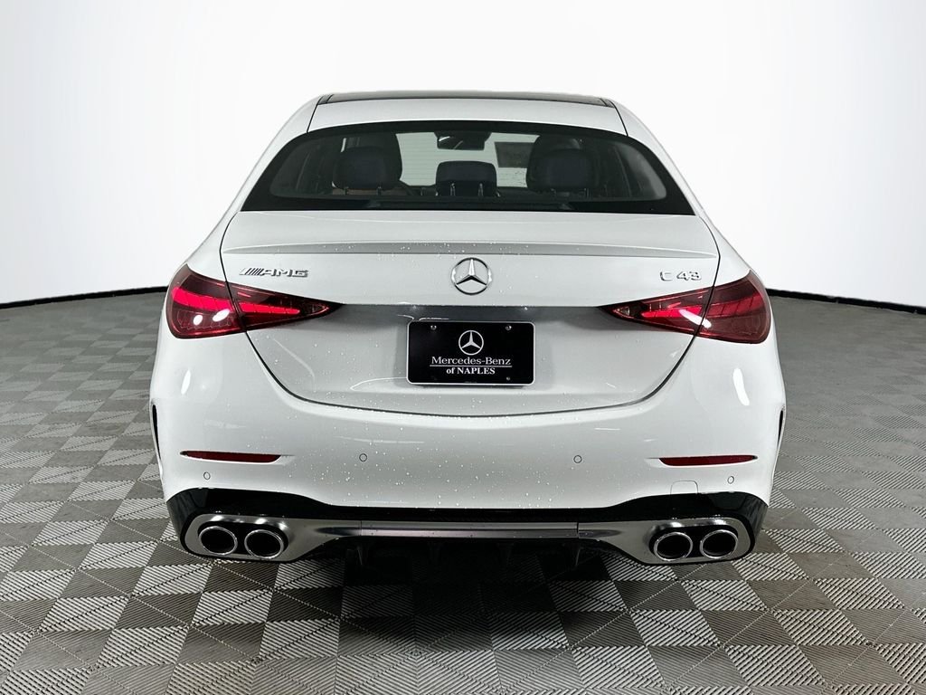 New 2026 Polar White Mercedes-Benz C 43 AMG® image 6