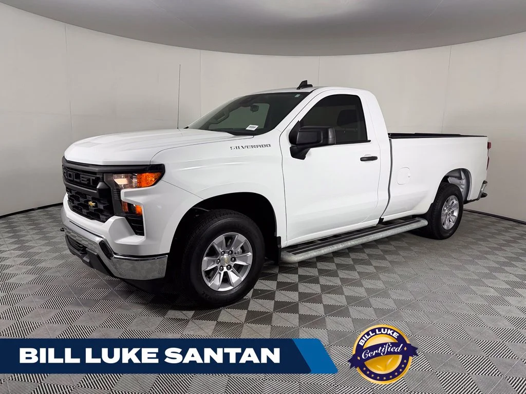 Certified Used 2025 White Chevrolet WT image 1