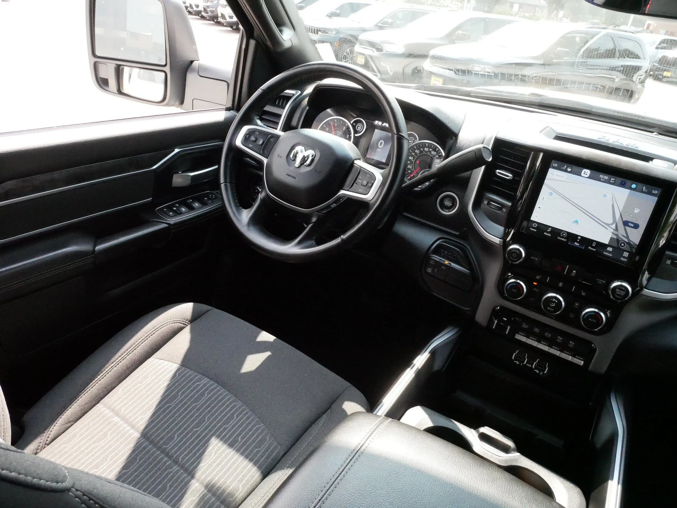 Used 2024 Bright White Clearcoat Ram Big Horn image 9
