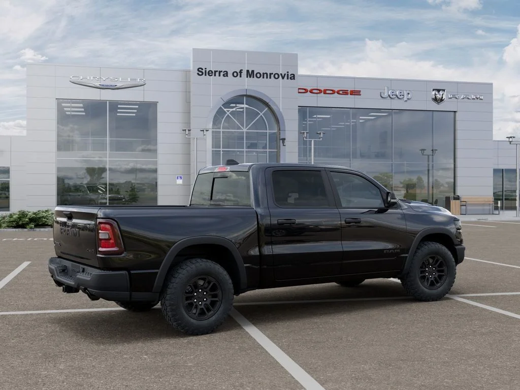 New 2026 Diamond Black Crystal Pearl-Coat Exterior Paint RAM Rebel image 4