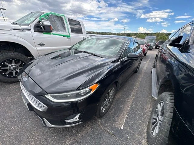 Used 2020 Black Ford Titanium image 2