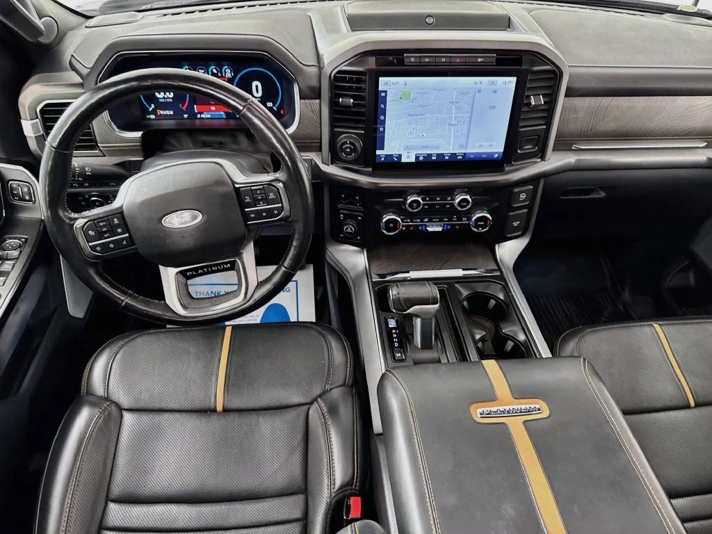 Used 2022 Blue Metallic Ford Platinum image 30