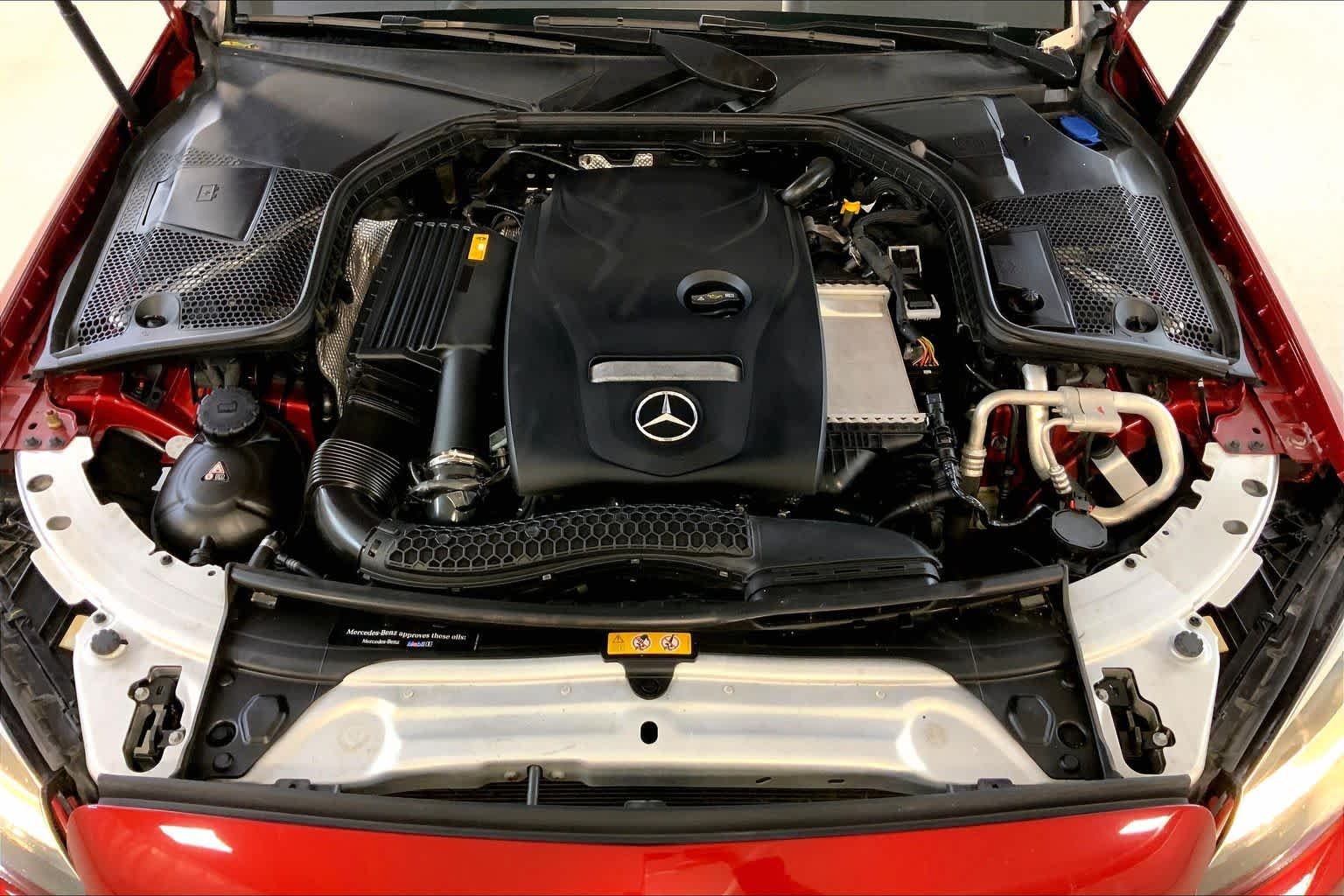 Used 2018 designo Cardinal Red Metallic Mercedes-Benz C 300 image 30