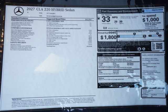 New 2027 Liquid Crystal Green Mercedes-Benz CLA 220 image 73