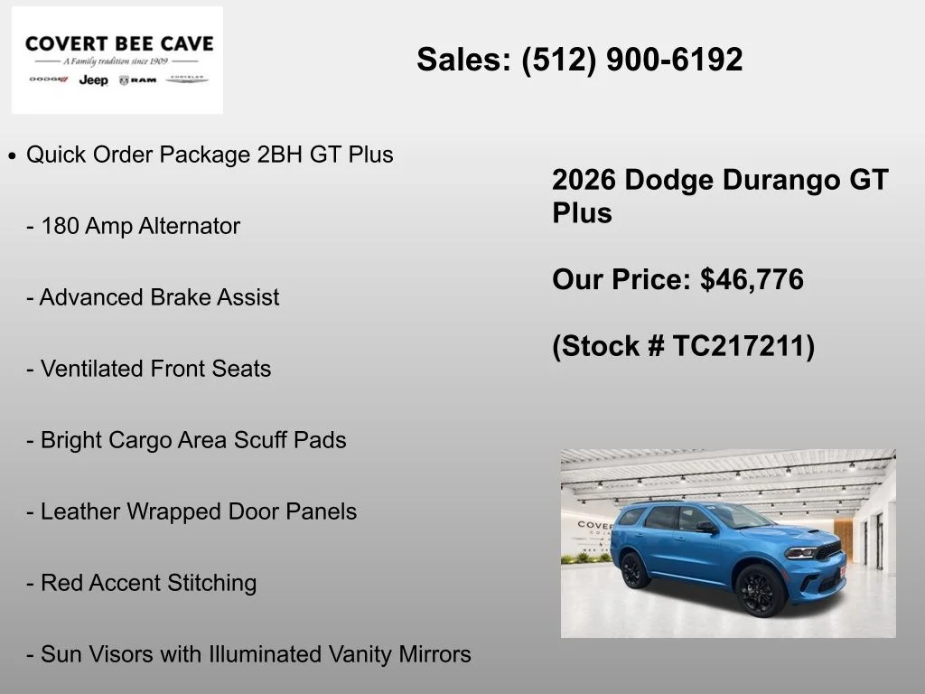 New 2026 Blue Dodge GT Plus image 7