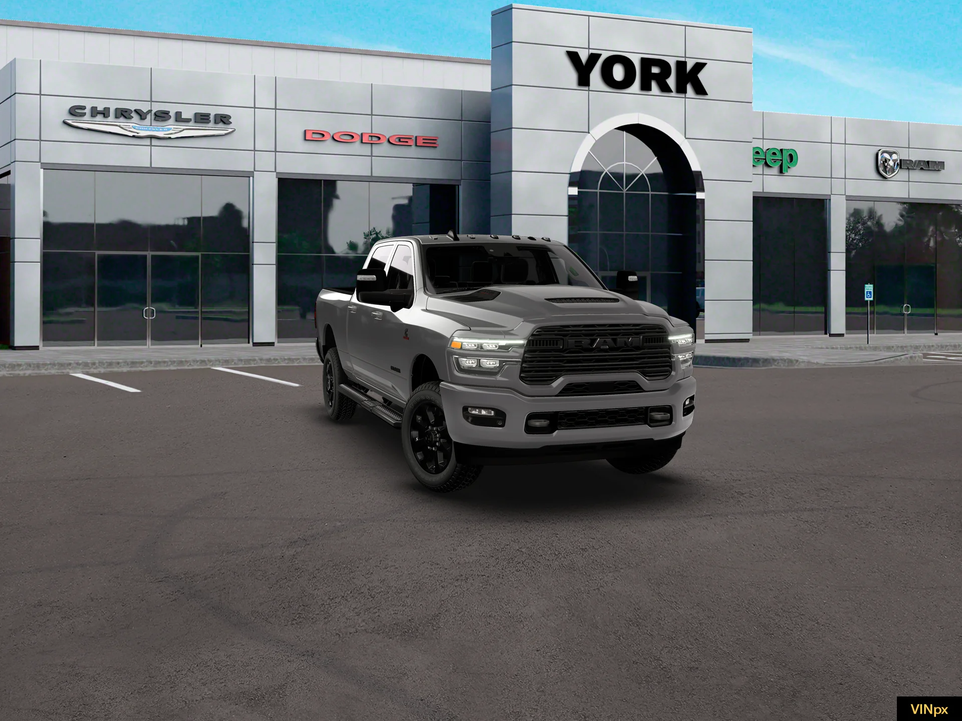 New 2026 Granite Crystal Metallic Clear-Coat Exterior Paint RAM LARAMIE image 27