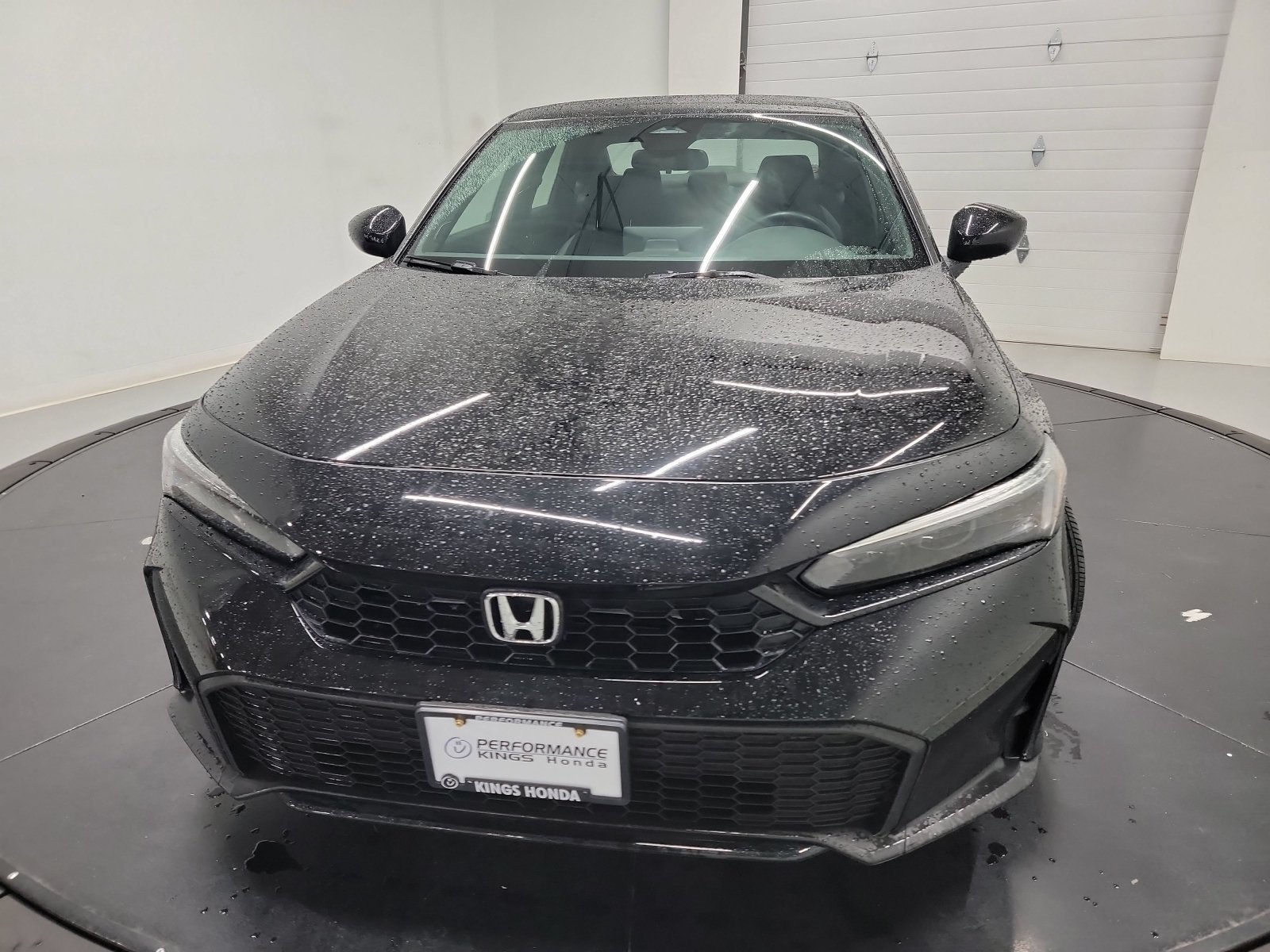 Certified Used 2025 Crystal Black Pearl Honda 4D HYBRID SPORT image 2