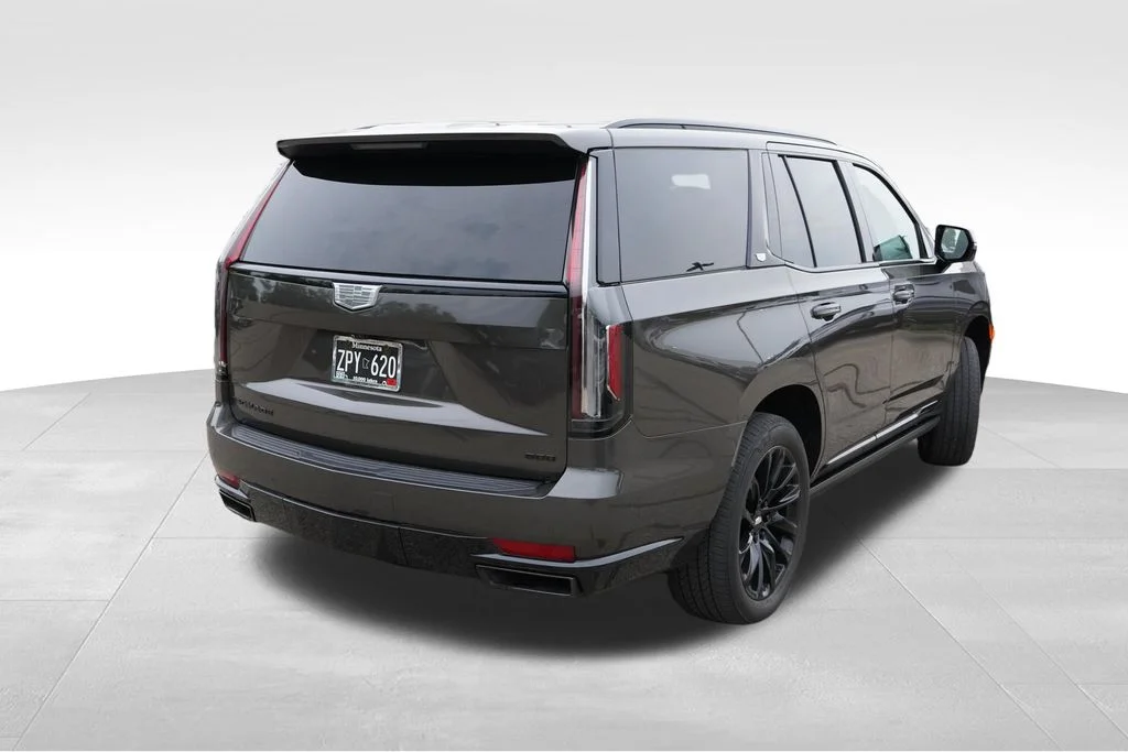 Used 2021 Dark Mocha Metallic Cadillac Sport Platinum image 3