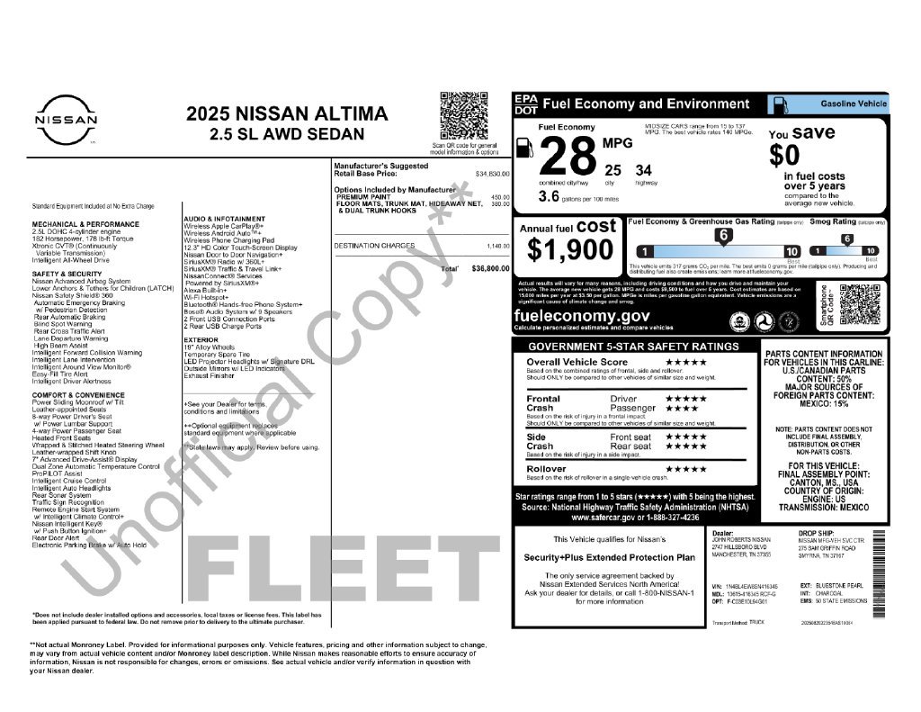 Certified Used 2025 Blue Nissan 2.5 SL image 12