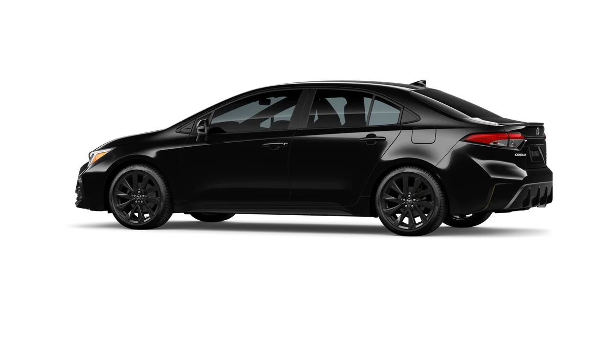 New 2026 Midnight Black Metallic Toyota Hybrid SE image 5