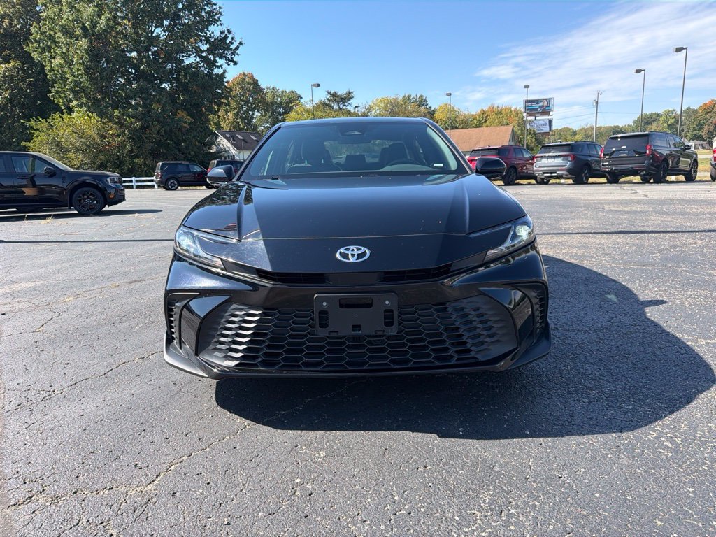 Certified Used 2025 Midnight Black Metallic Toyota SE image 9