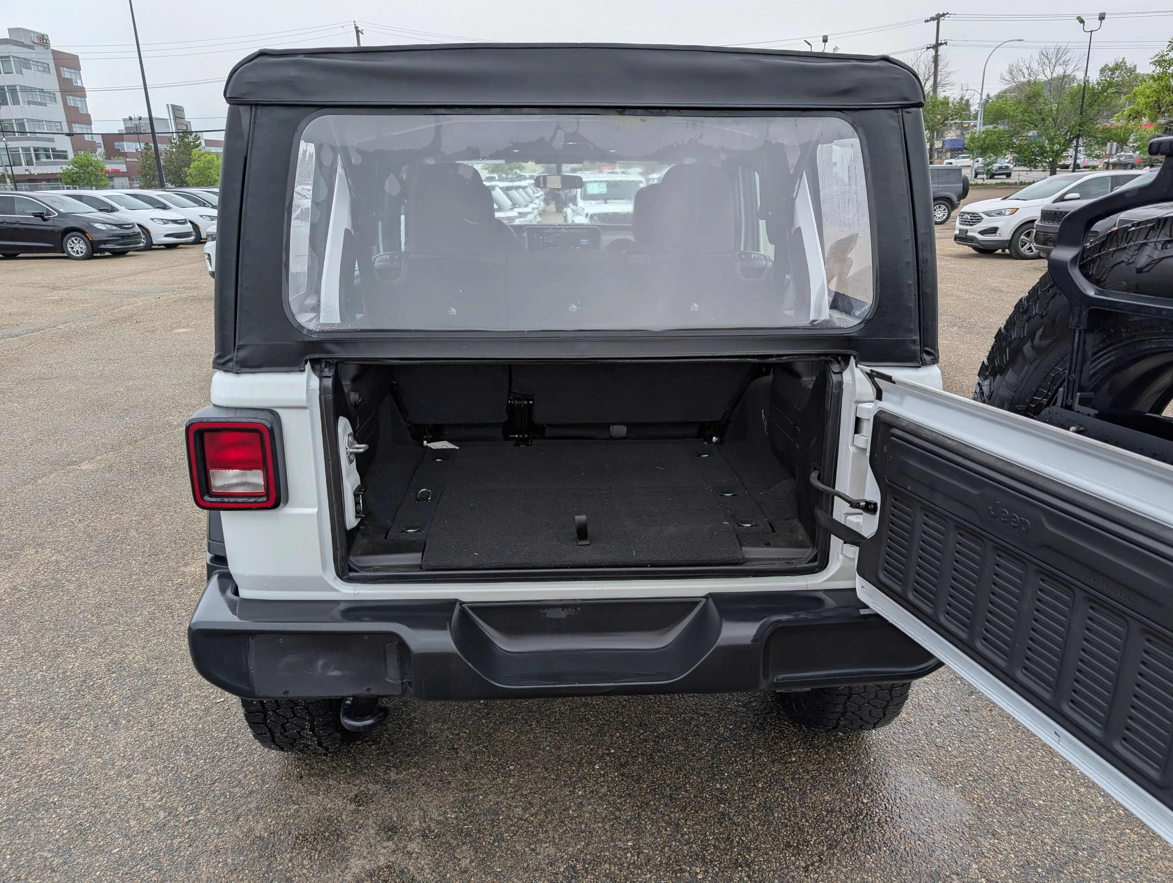 Used 2025 Bright White Jeep Sport image 6
