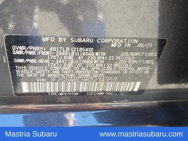 Used 2024 Gray Metallic Subaru Base image 8