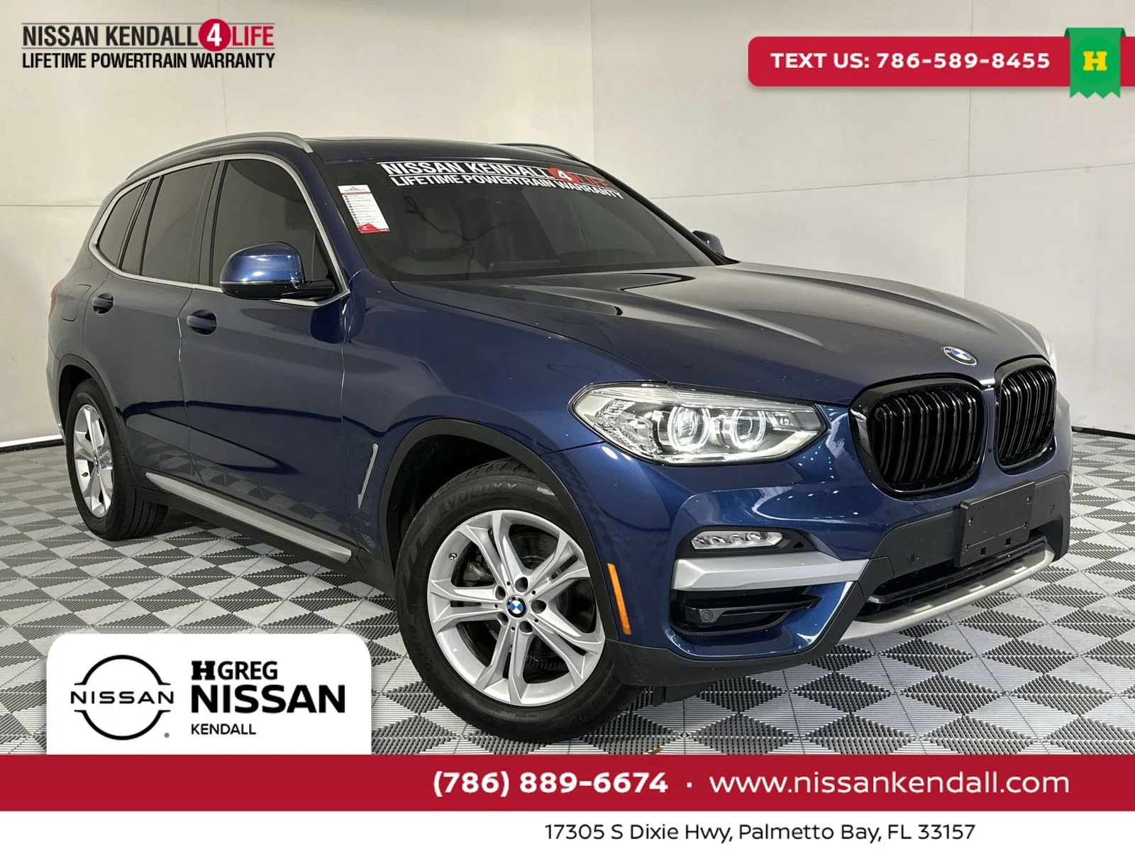 Used 2019 Blue BMW xDrive30i image 1