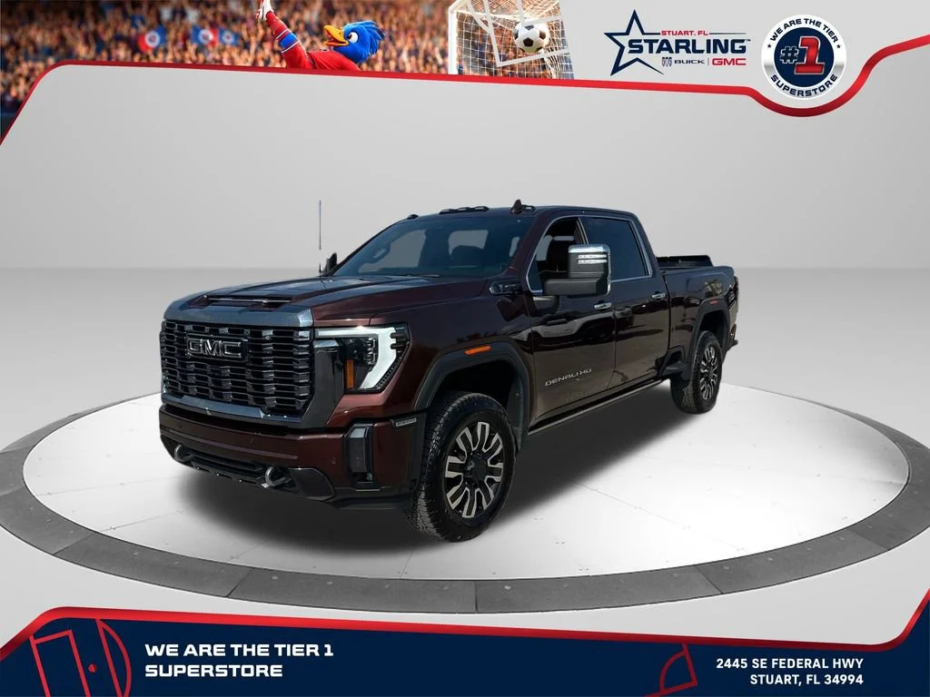 Used 2024 Redwood Metallic GMC Denali Ultimate image 1