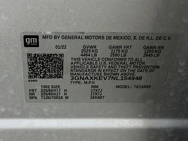 Certified Pre-Owned 2022 Chevrolet Equinox LT