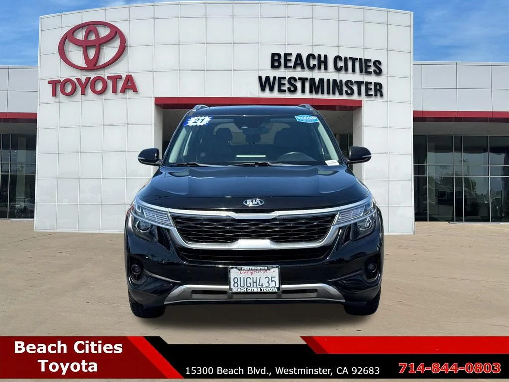 Used 2021 Black Kia EX image 4