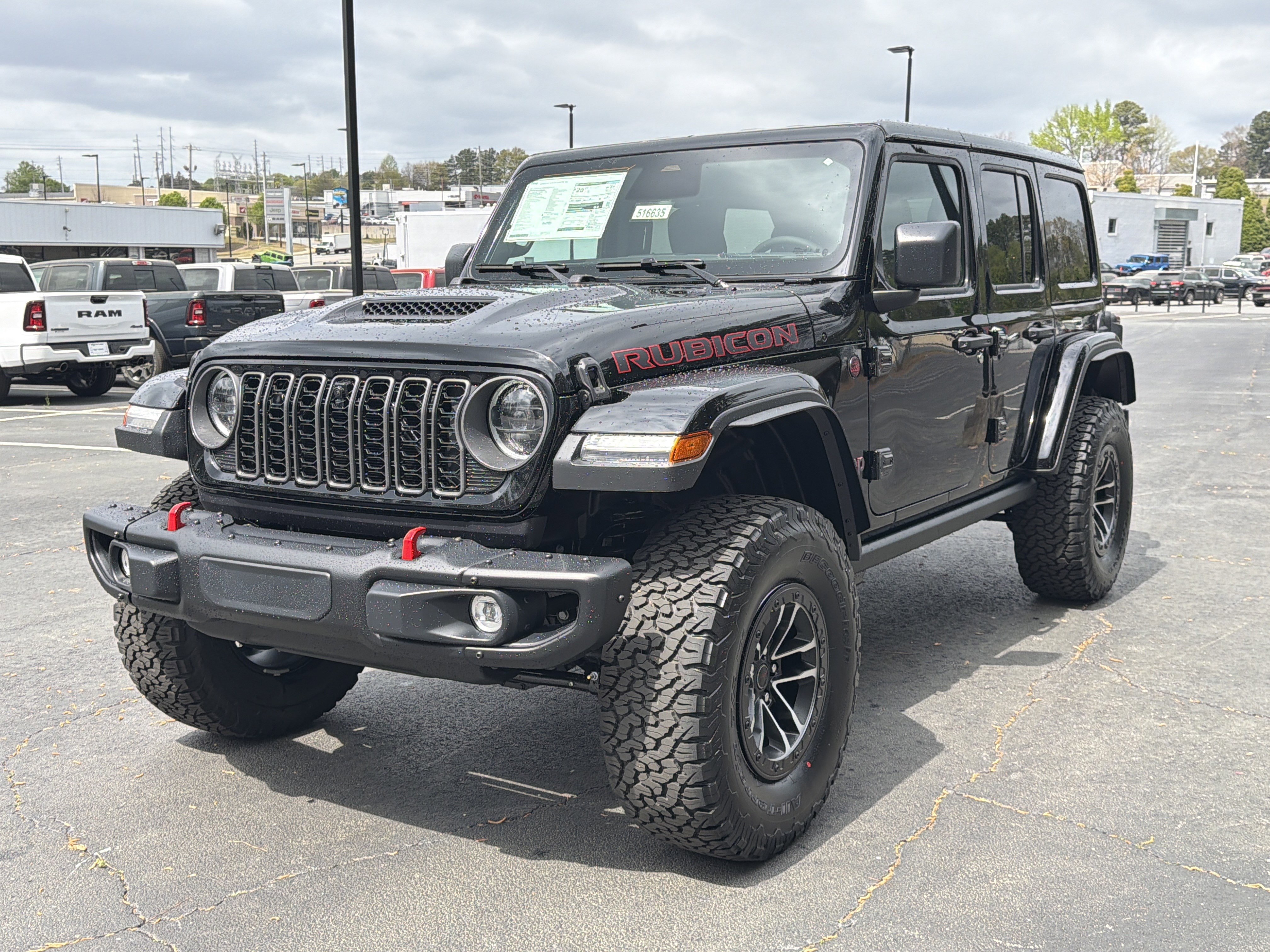 New 2026 Black Clear-Coat Exterior Paint Jeep Rubicon image 3