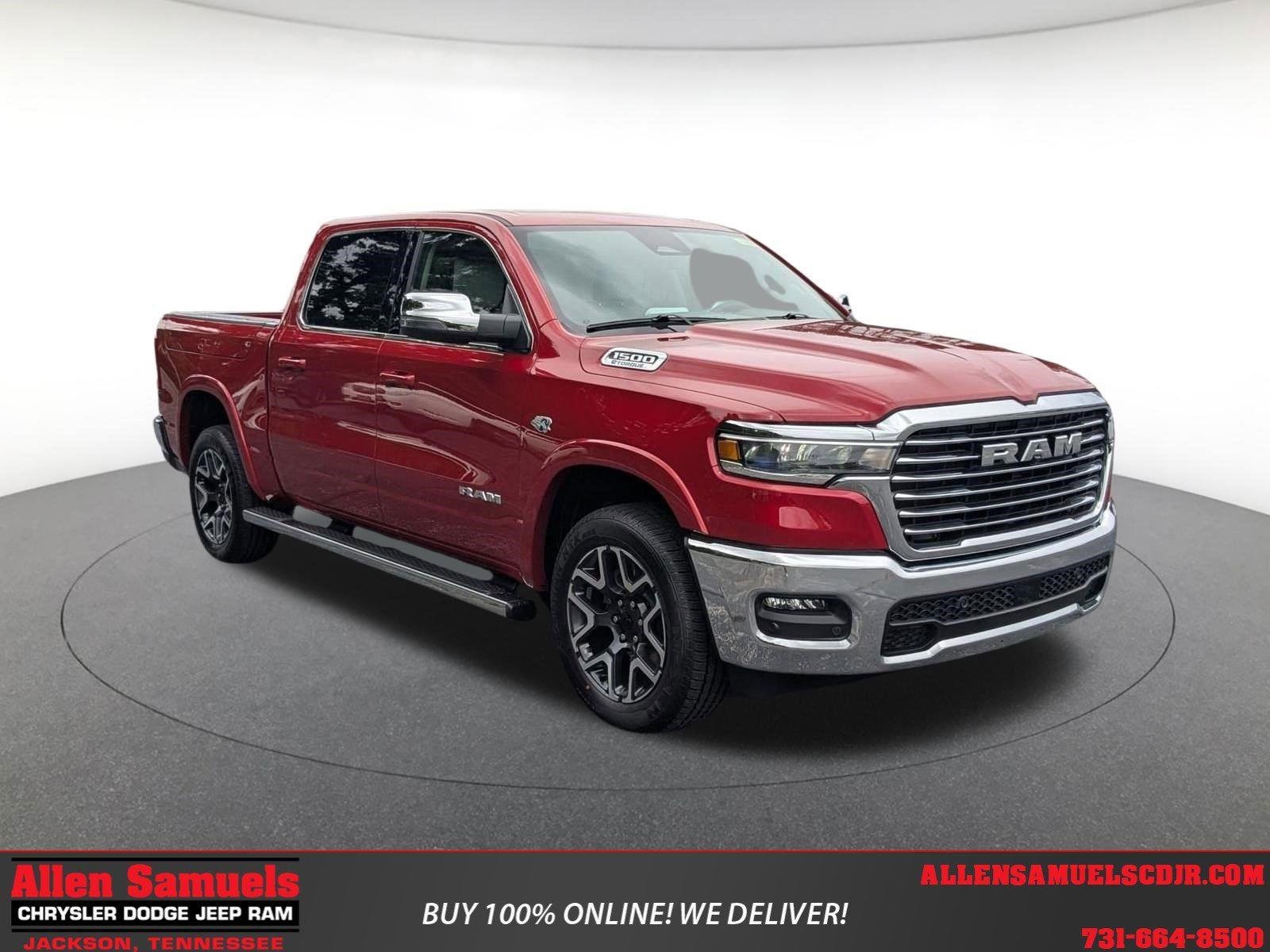 New 2026 Molten Red Pearl-Coat Exterior Paint RAM Laramie image 1
