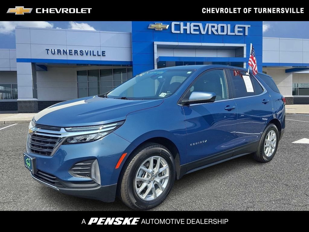 Certified Used 2024 Lakeshore Blue Metallic Chevrolet LT image 1