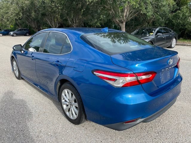 Used 2019 Blue Streak Metallic Toyota LE image 4