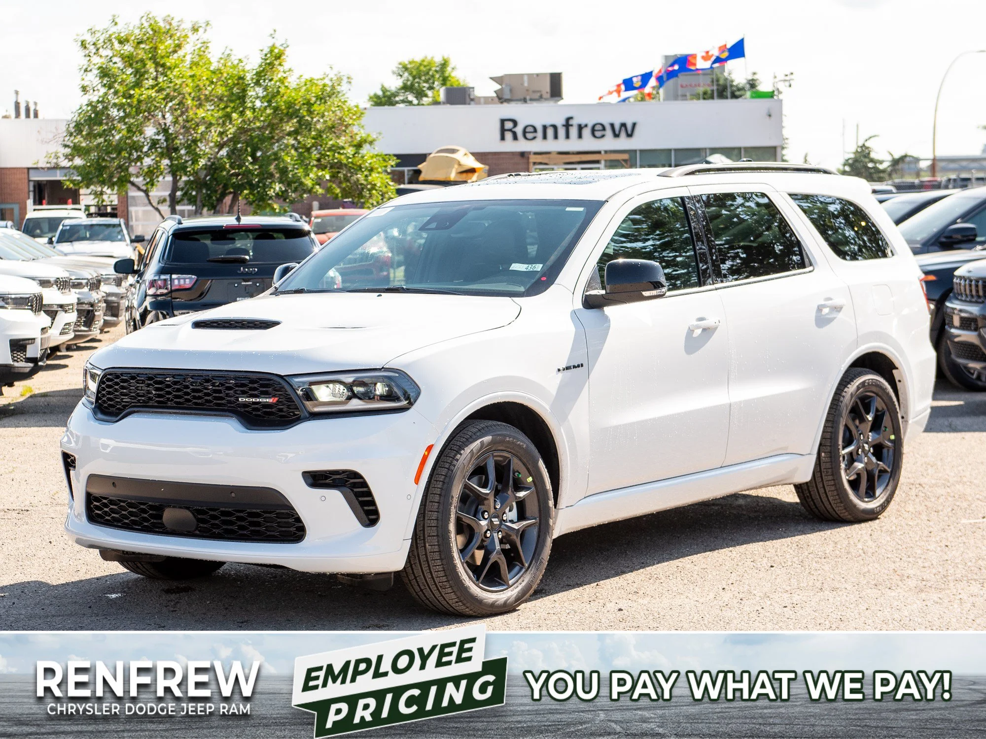 New 2026 White Dodge GT Plus* HEMI AWD image 1