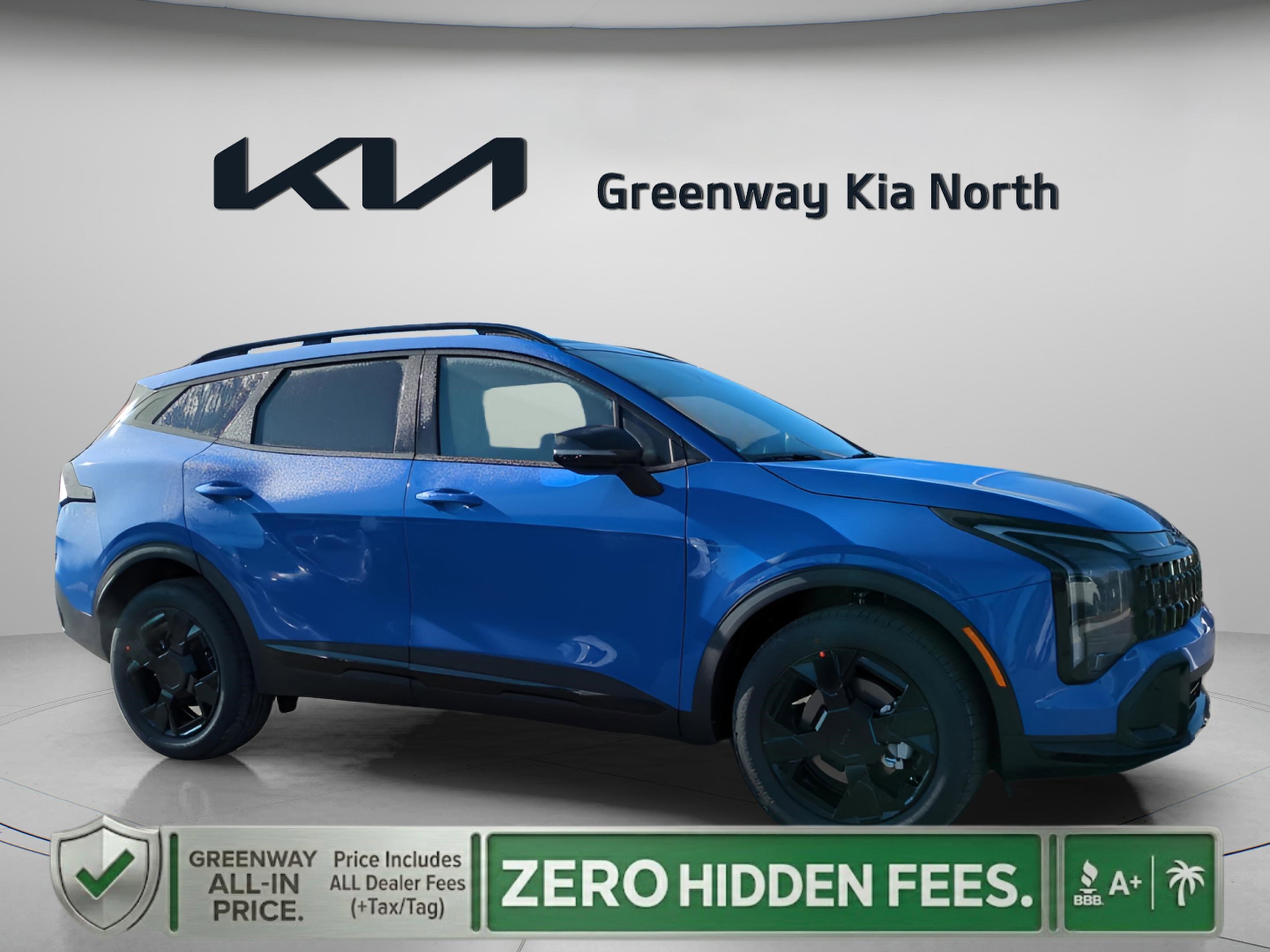 New 2026 Nebular Blue Kia X-Line image 2