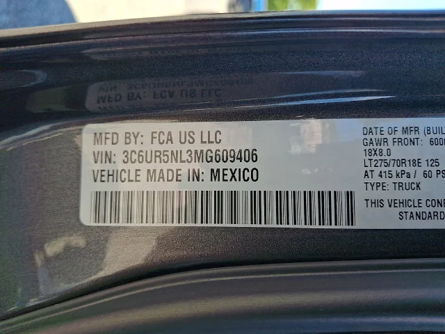 Used 2021 Gray Ram Laramie image 27