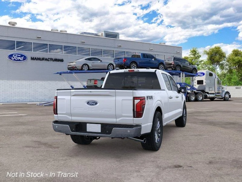 New 2026 Star White Metallic Tri-Coat Ford LARIAT image 8
