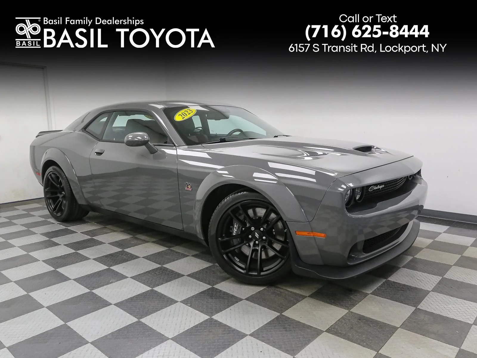 Used 2023 Destroyer Gray Clearcoat Dodge R/T Scat Pack Widebody image 1