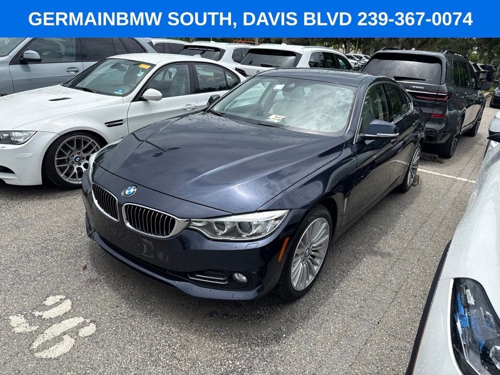 Used 2015 Imperial Blue Metallic BMW 435i Gran Coupe image 1