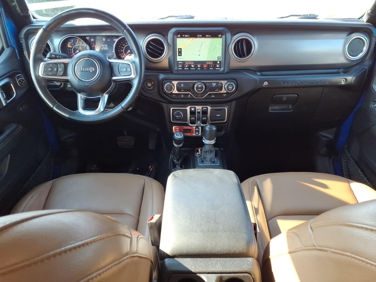 Used 2021 Hydro Blue Pearlcoat Jeep Unlimited Rubicon image 18
