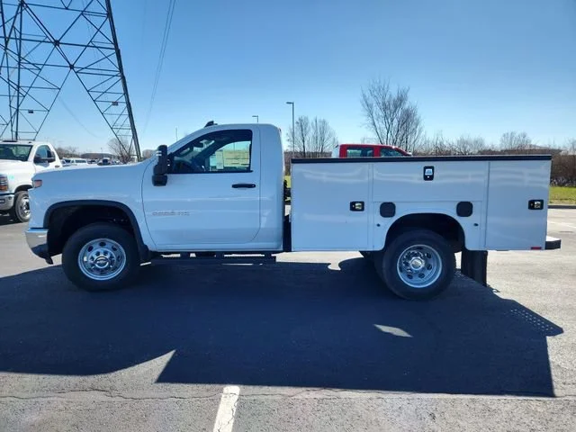 New 2025 Summit White Chevrolet Work Truck image 4