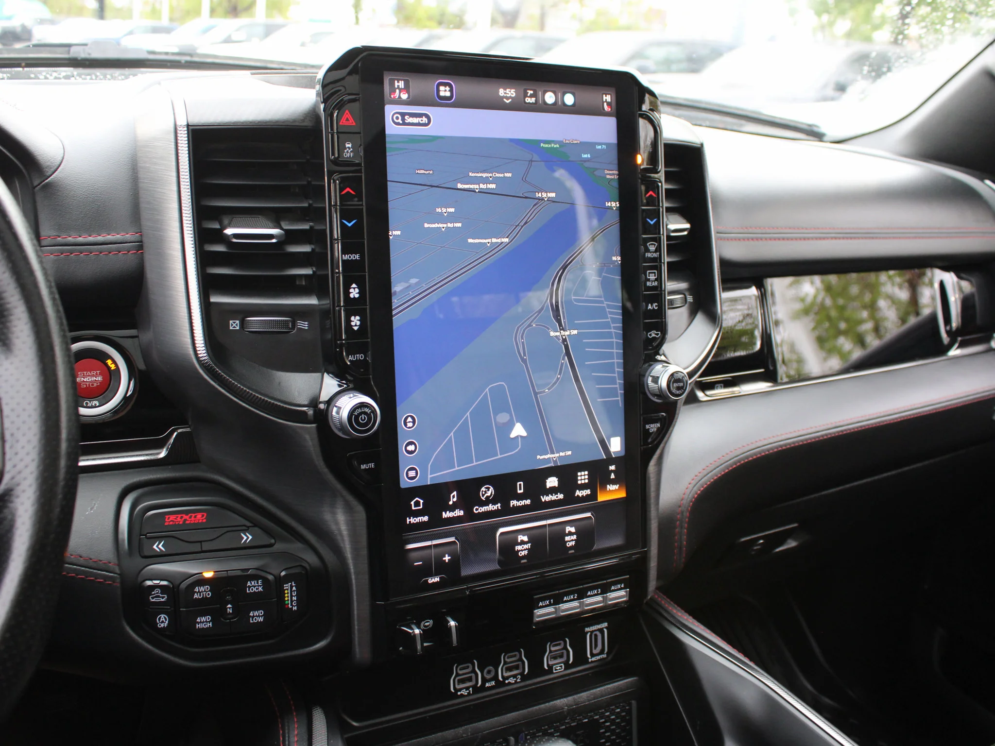Certified Used 2025 White RAM RHO | Twin-Turbo 540 2.5 LIFT ON 37 TIRES  | Head-Up Display | Bedliner image 33