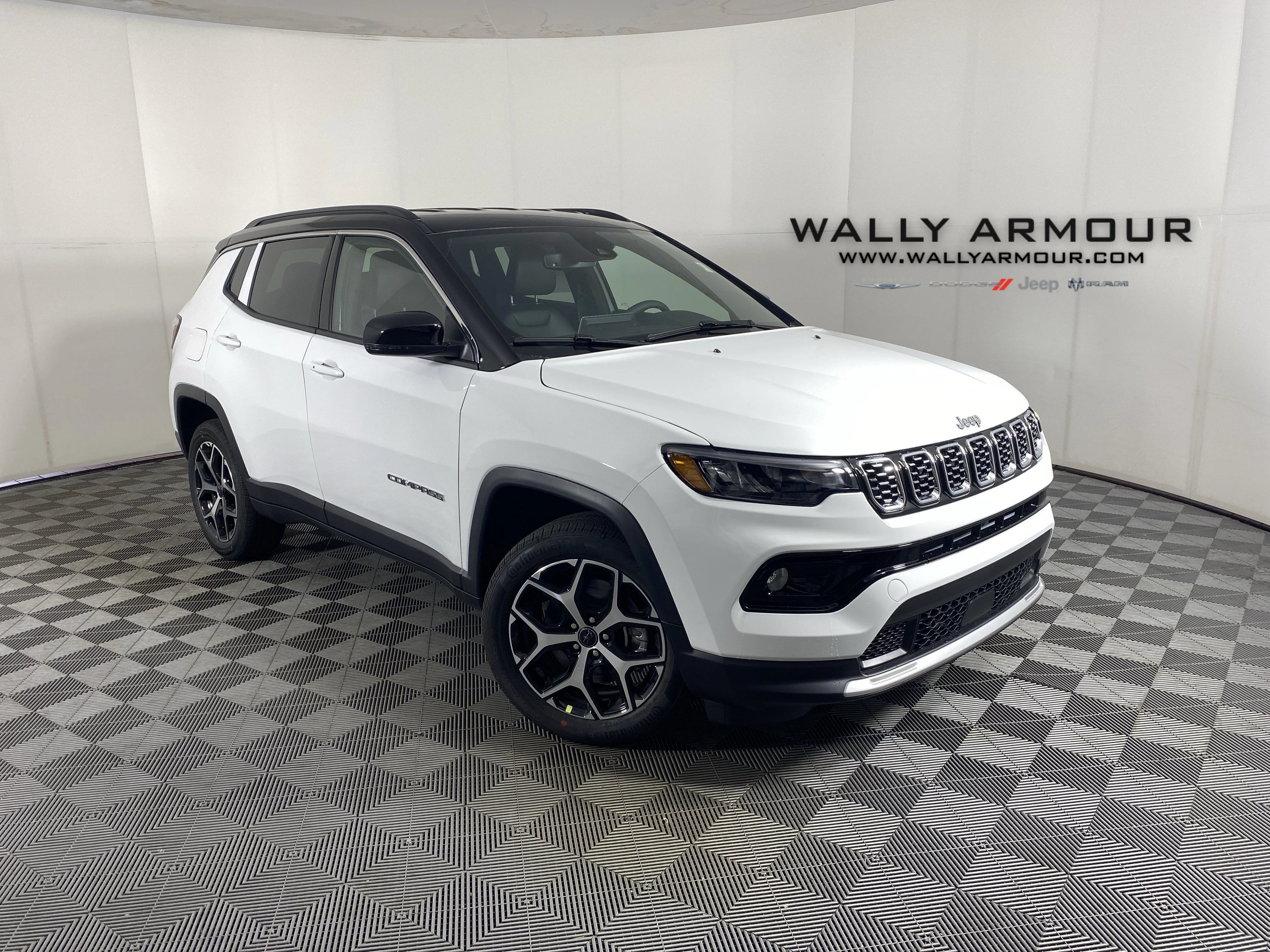 New 2026 Bright White Clear-Coat Exterior Paint Jeep Limited image 1