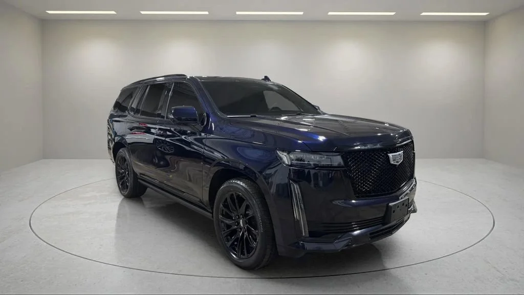 Certified Used 2023 Dark Moon Blue Metallic Cadillac Sport Platinum image 3