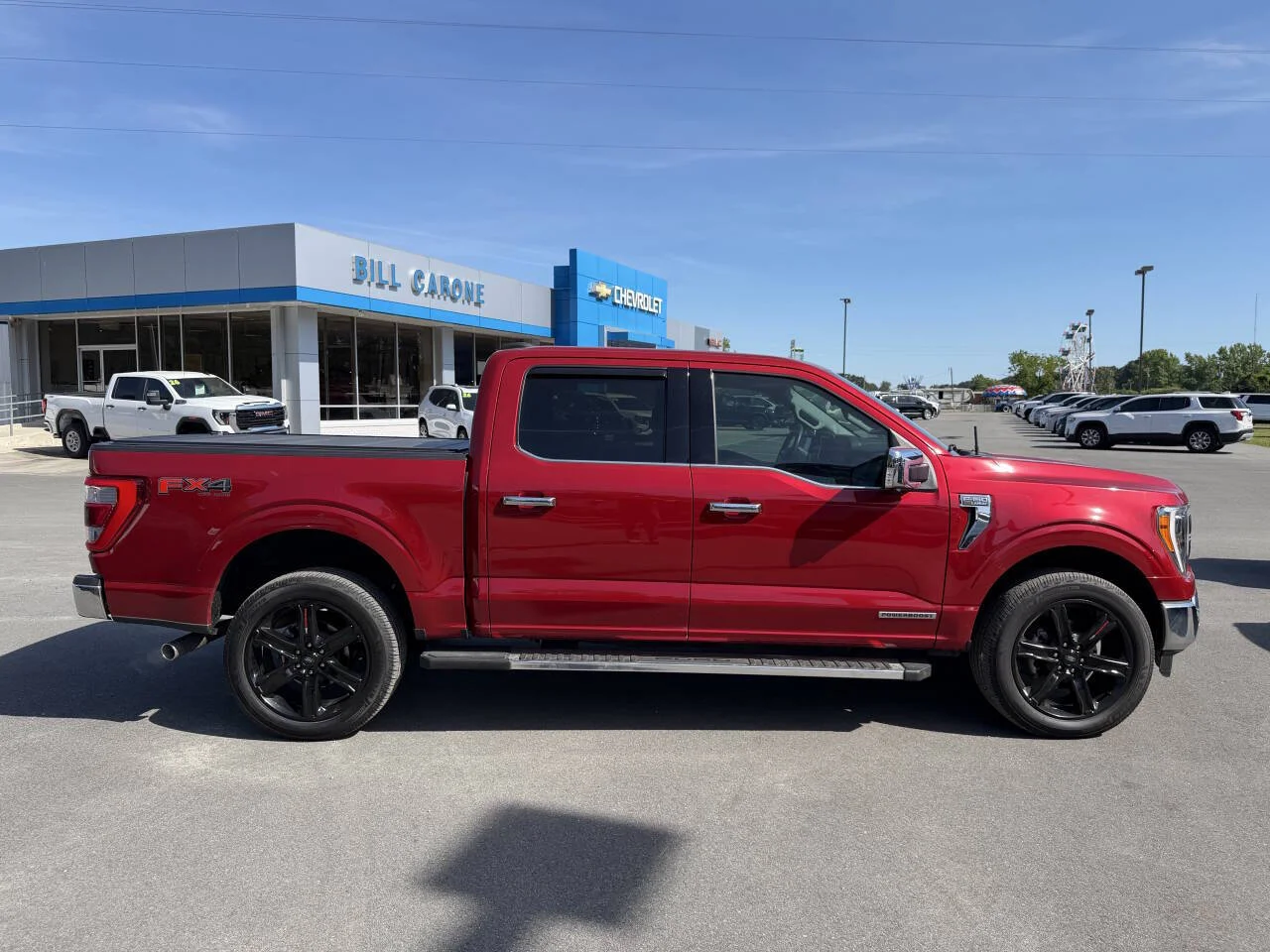 Certified Used 2023 Red Ford Lariat 4x4 4dr SuperCrew 5.5 ft. SB image 6