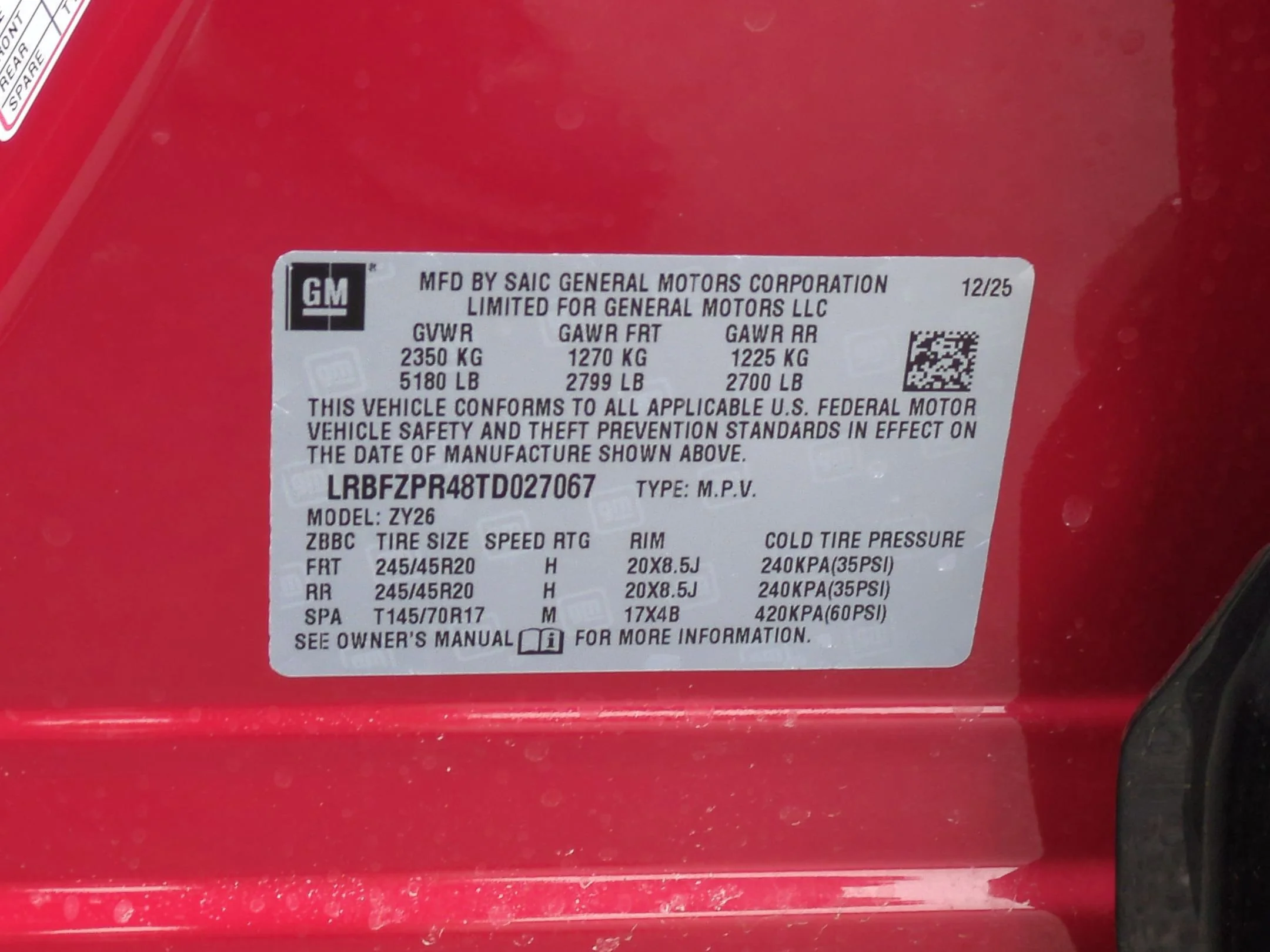 Used 2026 Brilliant Red Buick Sport Touring image 34