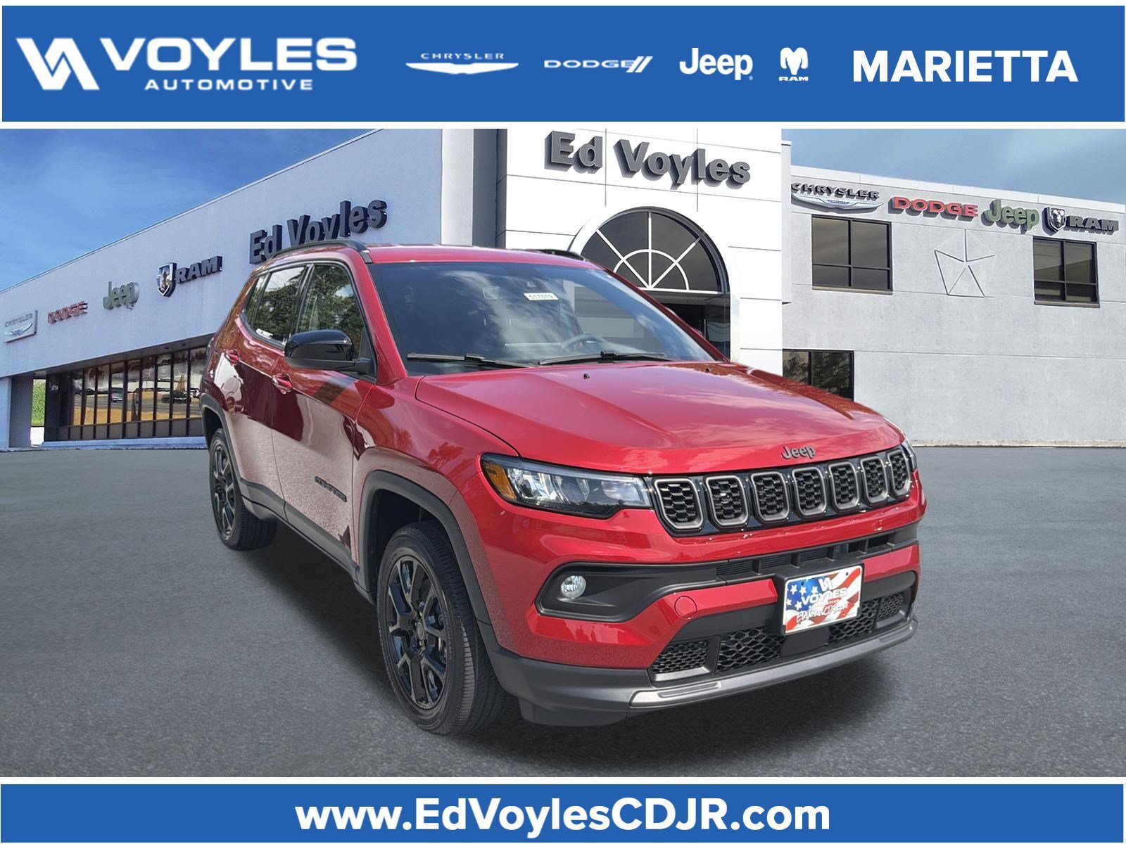 New 2026 Red Hot Pearl-Coat Exterior Paint Jeep Latitude image 1