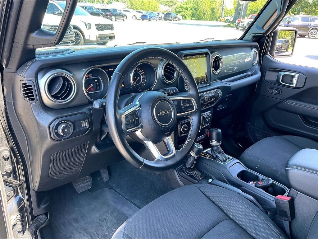 Used 2023 Black Clearcoat Jeep Sahara image 8