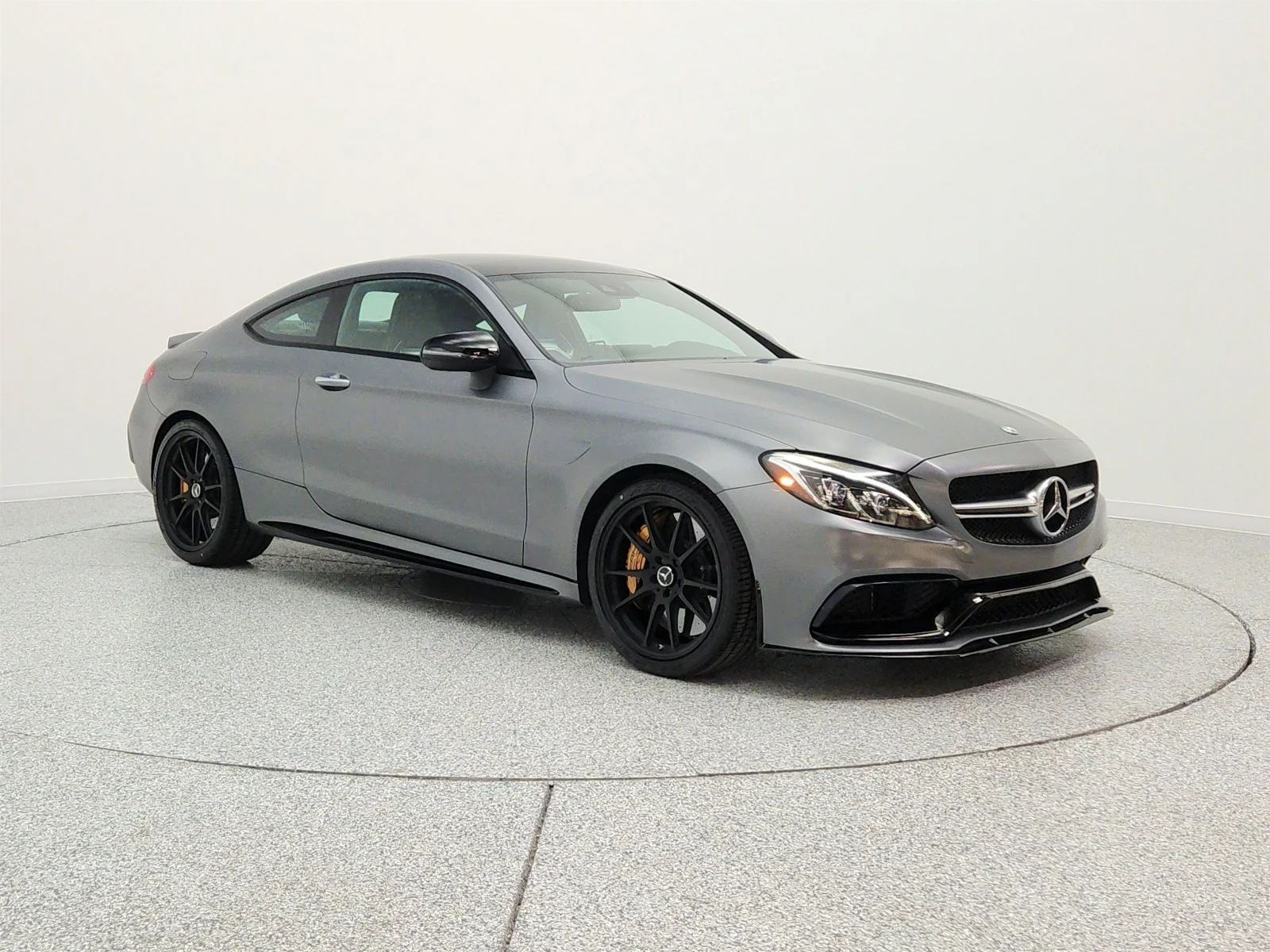 Used 2017 designo Selenite Grey Magno (Matte Finish) Mercedes-Benz AMG® C 63 S Coupe image 3