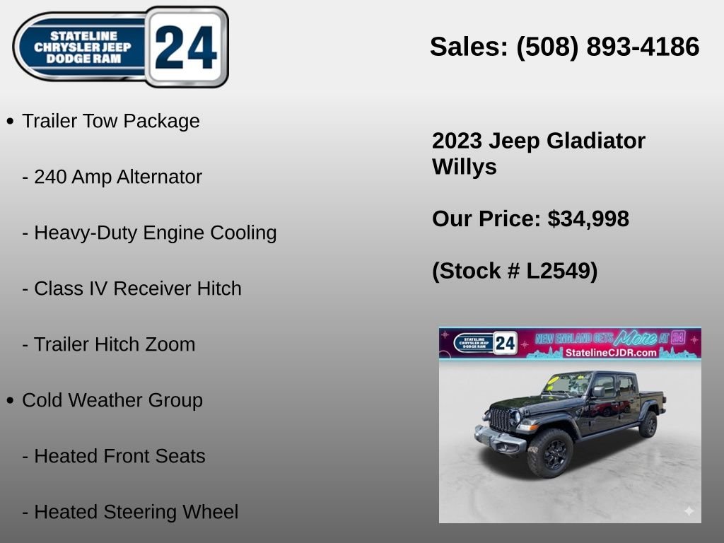 Used 2023 Black Jeep Willys image 6