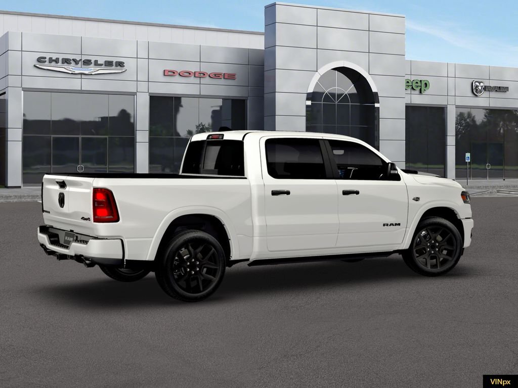 New 2026 Bright White Clear-Coat Exterior Paint RAM Laramie image 5